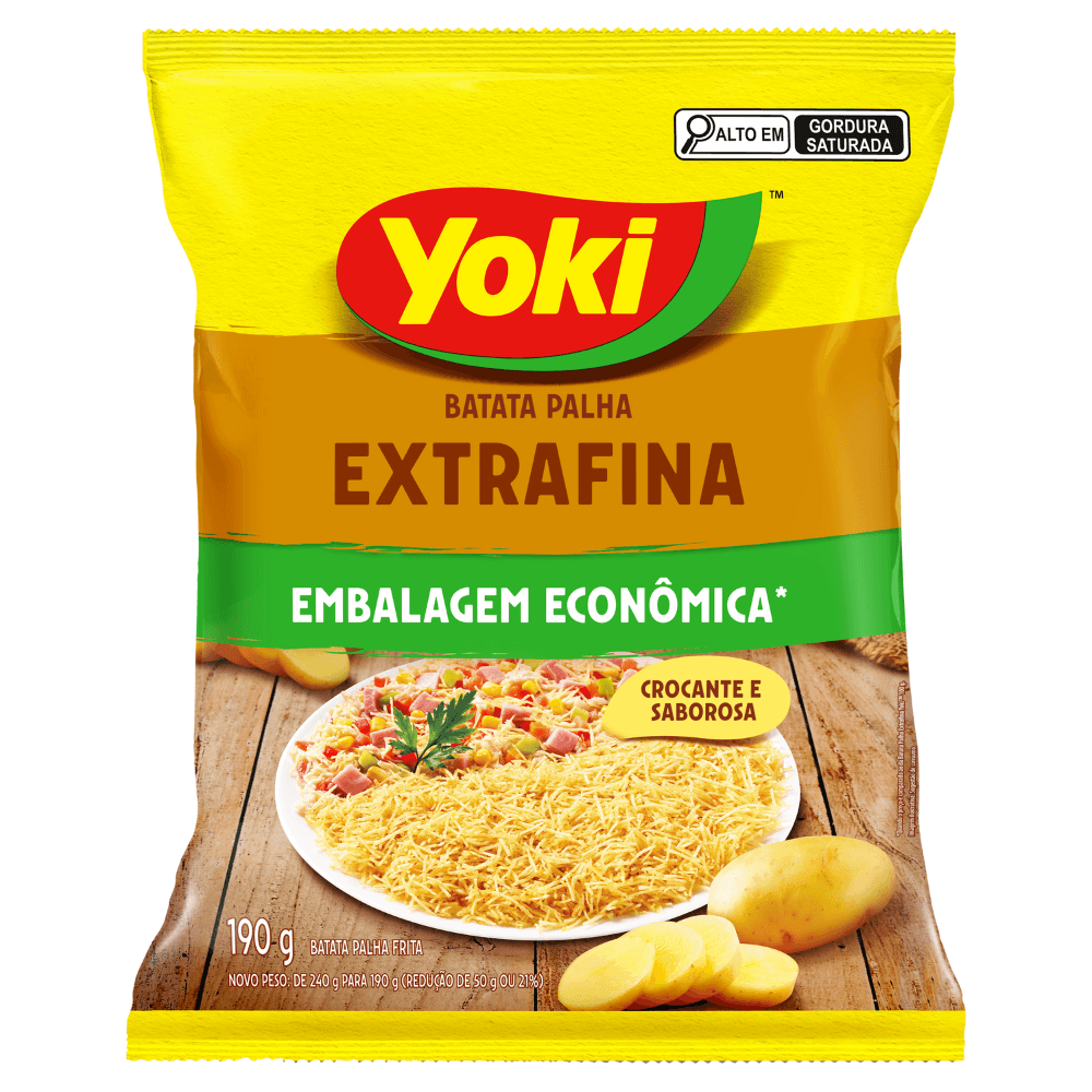 Batata Palha Yoki Extra Fina 190g